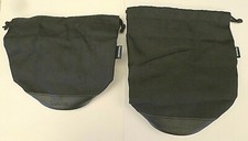2 Different Genuine Panasonic Lumix Camera Lens Pouch Soft Cases - USED