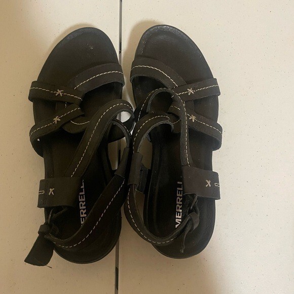 Sandalo nero Merrell taglia 6