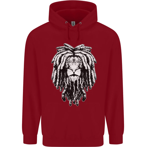 A Rasta Lion With Dreadlocks Jamaica Reggae Childrens Kids Hoodie - Picture 77 of 88