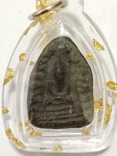 Thai Amulet LP Imm Wat Hua Khao, Takrut, Black powder Jindamanee B.E.2470 Rare ฺ - Picture 19 of 19