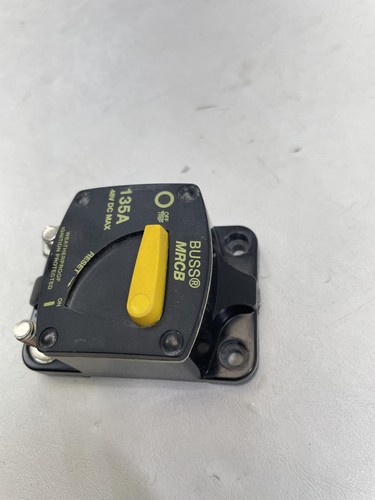 EATON BUSSMANN CIRCUIT BREAKER 187135F-03-1 135A 48V MANUAL MARINE BOAT - Picture 3 of 7