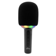 Karaoke-Mikrofon mit Bluetooth-Lautsprecher MP3-Player 100W Schwarz