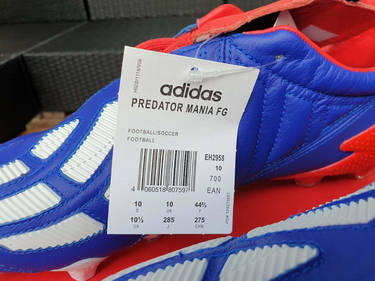 Adidas Predator Mania FG Japan Blue Remake Size EUR 44,5