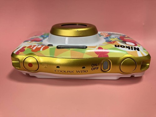 Nikon COOLPIX W150 resort color compact digital camera English w/battery Working - Picture 4 of 4