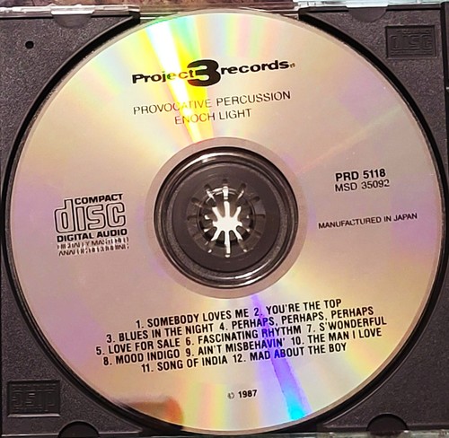 Provocative Percussion Enoch LIGHT Japan Release 1987 CD - Picture 6 of 6