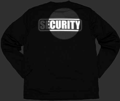 Security Performance Long Sleeve t Shirts, Reflective Decoration, front & back - Bild 10 von 31