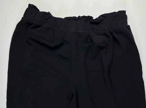 Rue 21 Womens Size Large Black Pull On Tapered Elastic Waist & Cuff Pants Belted - Picture 7 of 11