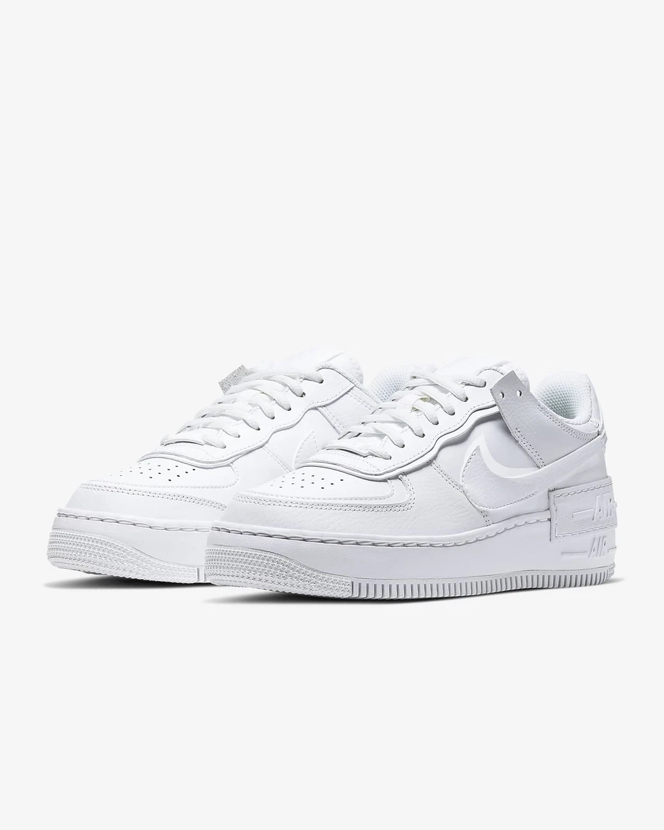 Nike Air Force 1 Shadow “Triple White” Colorway Women’s 6 Authentic CI0919-100