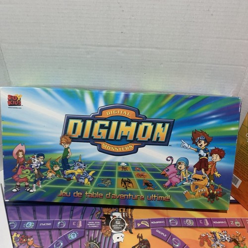 Digimon Digital Monsters Board Game 2000 Fox Kids French Jeu De Table D’Adventur - Foto 3 di 8