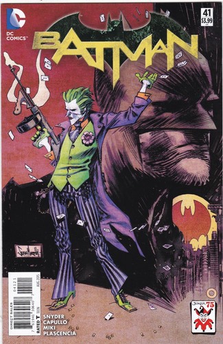 Batman #41 The Joker Variant Cover 75th Anniversary of 1st  2015 DC Comics - Bild 1 von 2