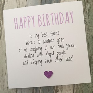 Elegant 20 Birthday Card Quotes For Best Friend