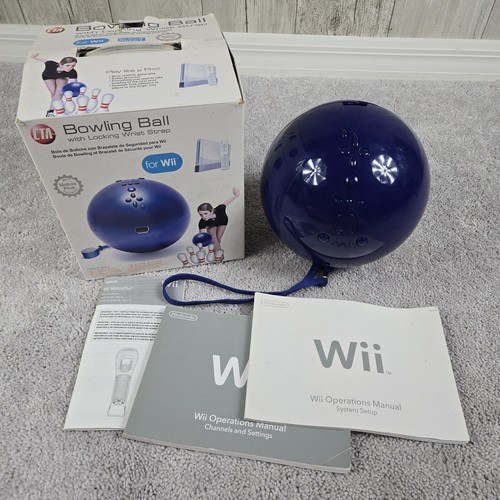 Nintendo Wii Cta Bola de Bolos con Correa de Muñeca Bloqueo para Wii - Sin Mando  - Imagen 1 de 5