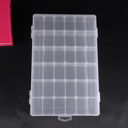 Storage Box Plastic Jewelry Organizer 36 Compartment Container Case Bead Craft - Picture 18 of 18