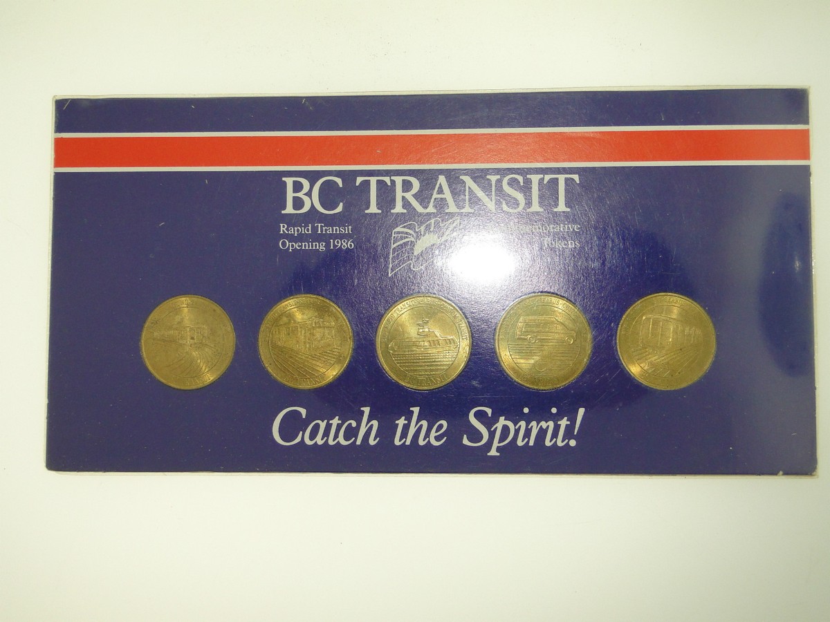 BCトランジット - カナダ - 1986 - メダリオン5個セット BCトランジット - カナダ - 1986 - メダリオン5個セット BC