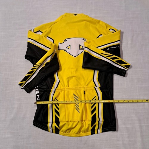 Descente Fahrradjacke gelb Gr. L Langarm Reißverschluss reflektierend Biking - Bild 13 von 13