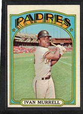 1972 Topps #677, Ivan Murrell, San Diego Padres, EXMT