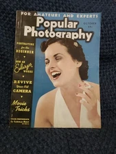 Popular Photography Magazine October 1938 Risque Camera Models Tricks 