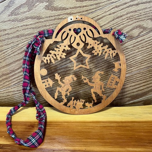 Debbie Cook 1999 Navidad Estrella Elfa Madera Corte Láser 7" Primitivo De Colección  - Imagen 1 de 8