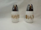 Vintage Gemco Pyrex Butterfly Gold Salt & Pepper Shaker Set For Westinghouse MCM