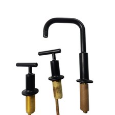 Kohler 14406-4-BL Purist Bathroom Sink Faucet - Matte Black