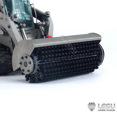 Sweeper Brush Cleaner For 1/14 Scale LESU Hydraulic Skid Steer RC Loader Model - Picture 5 of 12