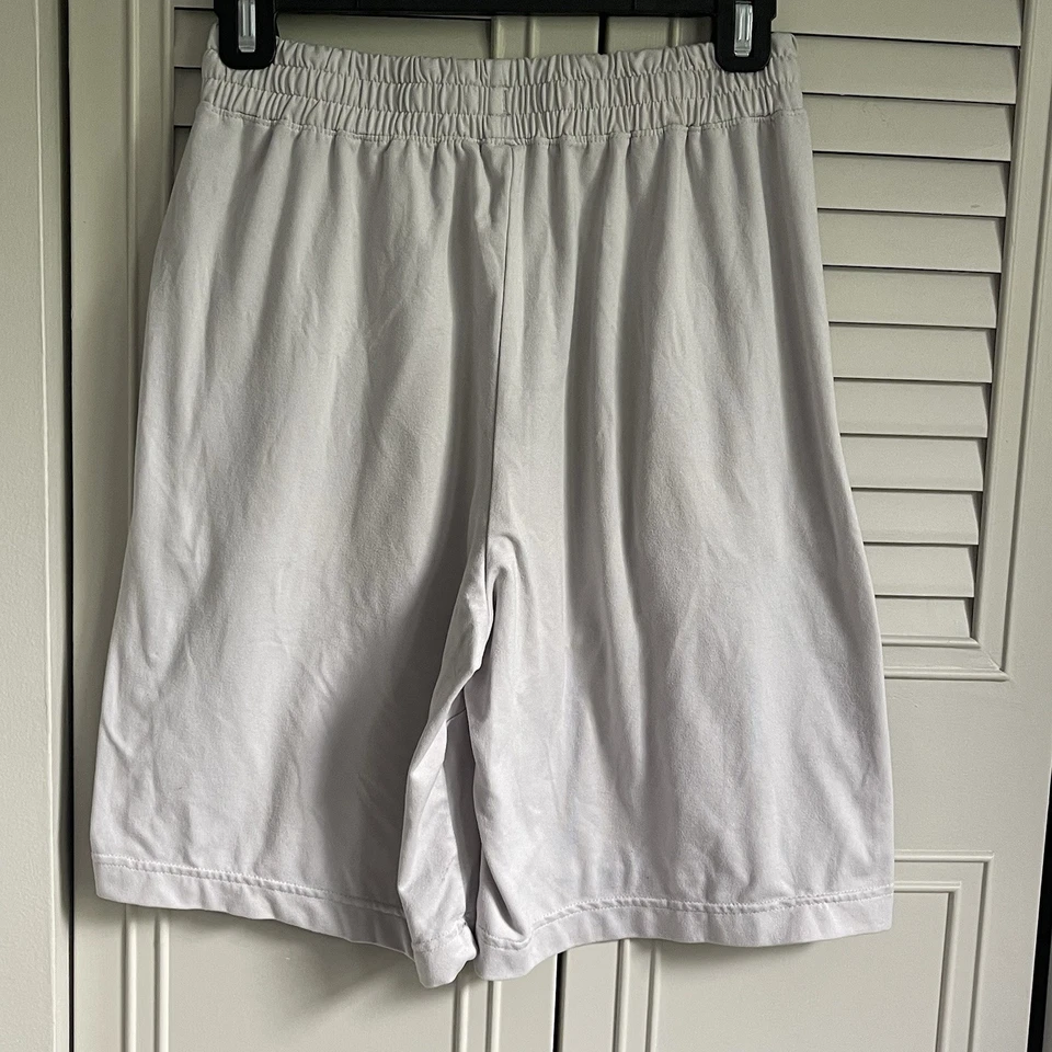 Pantalones Cortos Atléticos Abercrombie Niños 13/14 Activos Gris Blanco Bolsillos Ver Descripción Foto 4 de 4