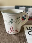Pfaltzgraff WINTERBERRY Cheer & Joy 12 oz Coffee Cups/Mugs-Set of 2 (Never Used) — photo 4