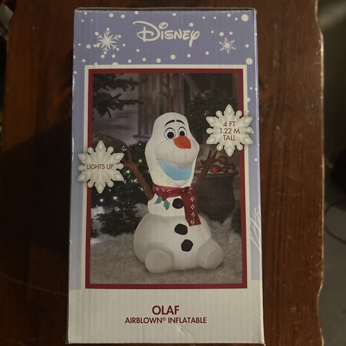 Gemmy 4 piedi Disney's Frozen Standing Olaf Natale Gonfiabile - Foto 5 di 5