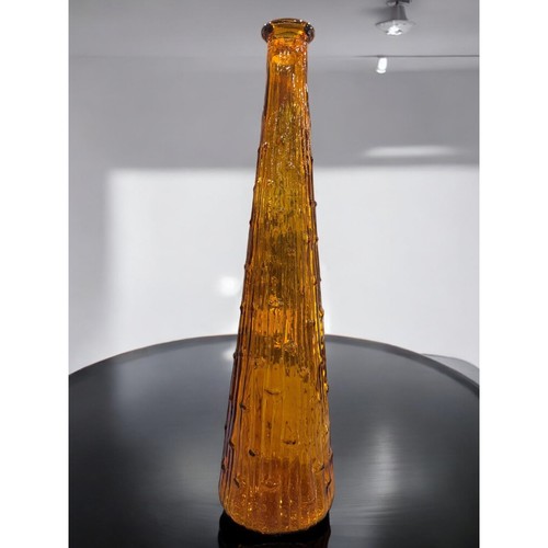 AMBER GLASS WAX DRIP GENIE BOTTLE - Picture 3 of 10