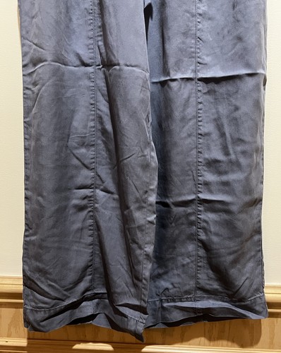NWT ~ Nicole Miller Wide Leg Pants Blue\Gray Size M~ Vintage Look Wash - Picture 4 of 10