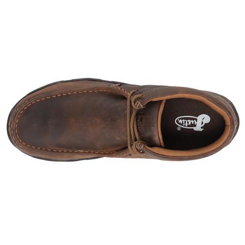 Justin Original Workboots Cappie Electrical Steel Toe Work Mens Brown 232 - Picture 4 of 5