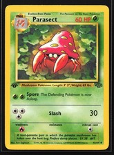 Pokemon Parasect 41/64 WotC Jungle 1st Edition Uncommon NM