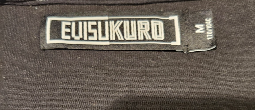 Evisu Full Zip Hoodie Black Streetwear Size Medium Please read description - 第 6/6 張圖片