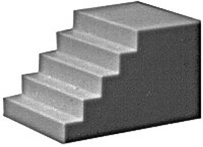 Pike-Stuff Concrete Staircase (3) - HO Scale Model Railroad Scratch Supply