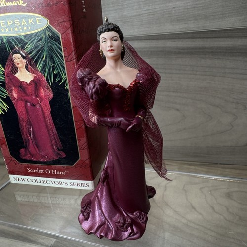 Hallmark Gone with the Wind Scarlett O'Hara Christmas Ornament 1997 #1 In Series - Picture 2 of 17