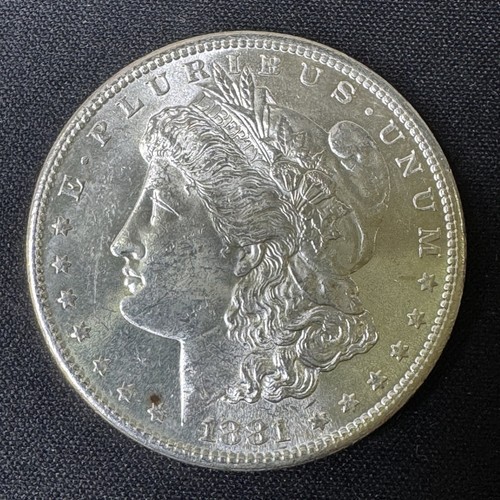 1881 S MORGAN SILVER DOLLAR IN BU CONDITION !!!