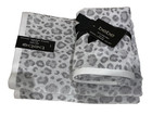 bebe 4 PC Towel 2 Bath 2 Hand Decorative Cotton Blend Soft Touch LEOPARD