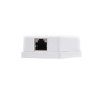 Superficie NANOCABLE Roseta De Para-Rj45 CAT 6 UTP 1 Toma, BLANCO