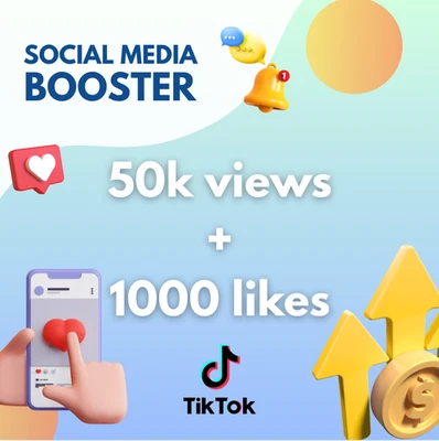 50,000 View + 1000 like, package, TK - Image 1 of 3