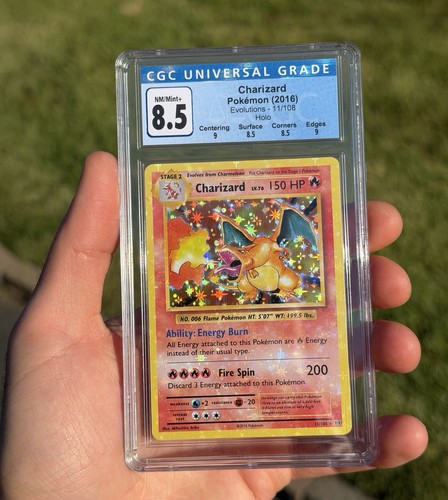 Charizard graded CGC 8.5 for sale on eBay