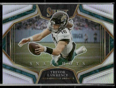 2022 Panini Select #SS-18 Trevor Lawrence Snapshots Prizm Silver