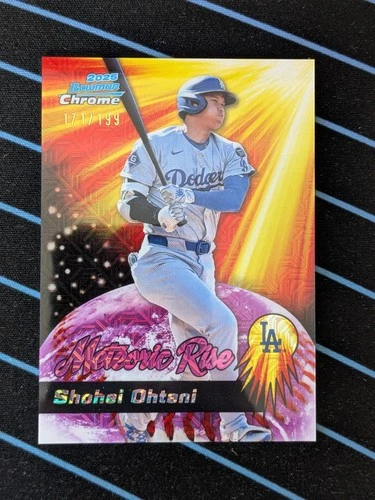 2025 Bowman Chrome - Meteoric Rise Shohei Ohtani #MR-12 Pink Mojo Refractor /199