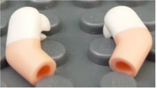 LEGO® Minifigure Arms with White Sleves Skin Color - YOU PICK