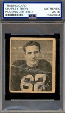 Charley Trippi PSA DNA Signed 1948 Bowman Rookie Autograph