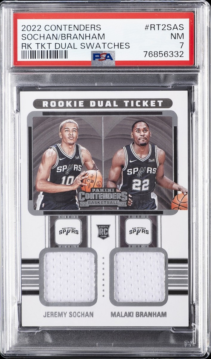2022-23 Panini Contenders - Rookie Ticket Dual Swatches Jeremy