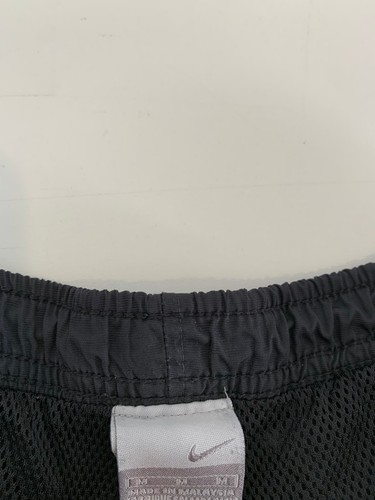 Nike Track Pants Medium Black Mesh Lined Athletic Basketball Baggy Y2K Windbreak - Picture 13 of 23