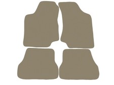 Basic Fußmatten, Autoteppiche für VW Vento, Jetta III 1992-1998 Beige x14 Rand