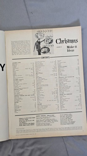 Vintage 1969-VOL.XII McCALL'S CHRISTMAS MAKE-IT IDEAS Magazine - Picture 6 of 14