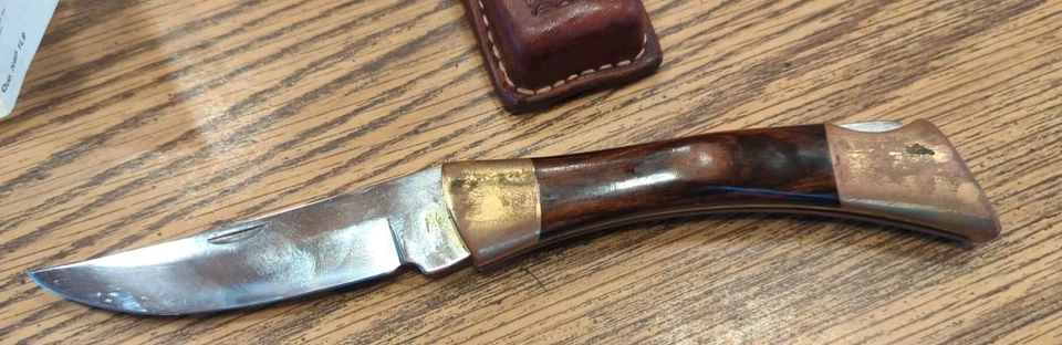 Cuchillo deportivo Browning vintage con funda, caja y publicidad  Foto 4 de 4