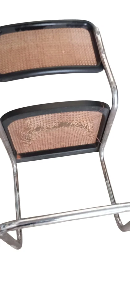 SEDIE CESCA Anni 60 - 4 PEZZI Da Ricondizionare - Immagine 3 di 4